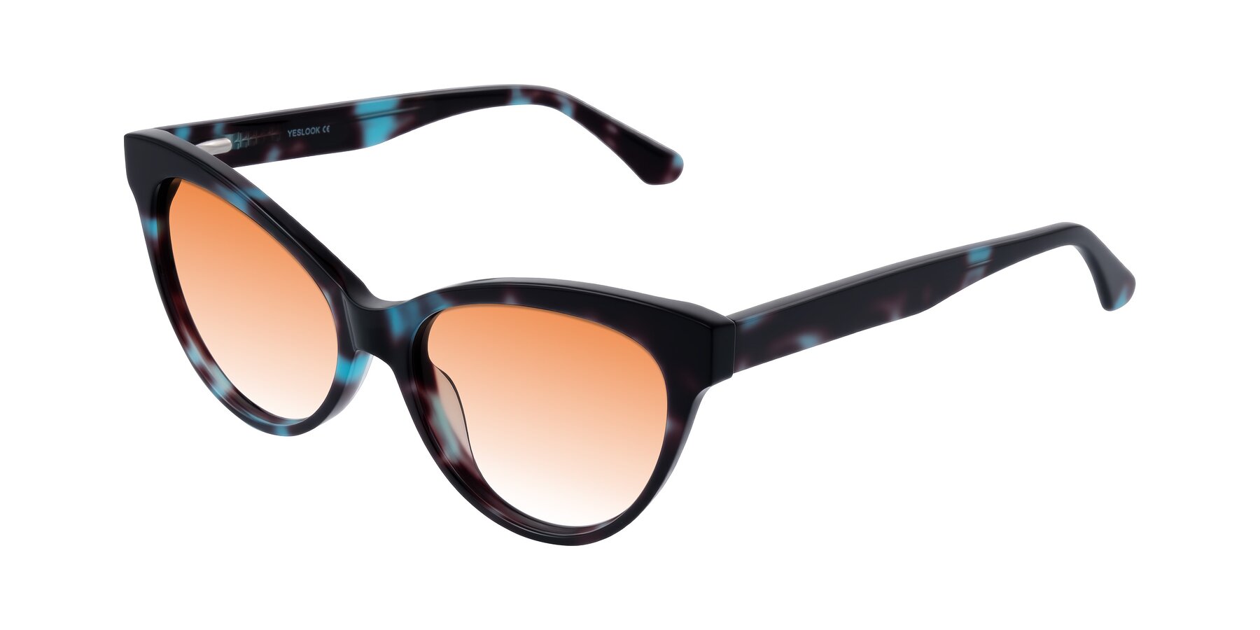 Angle of Carrick in Blue Shadow with Orange Gradient Lenses