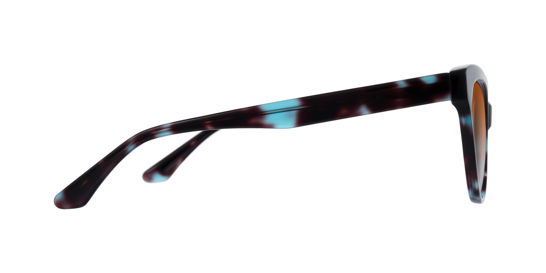 Side of Carrick in Blue Shadow with Orange Gradient Lenses