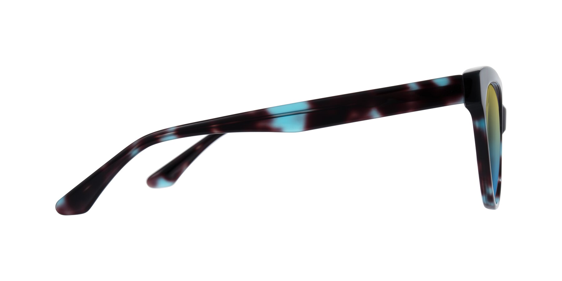 Side of Carrick in Blue Shadow with Yellow / Blue Gradient Lenses
