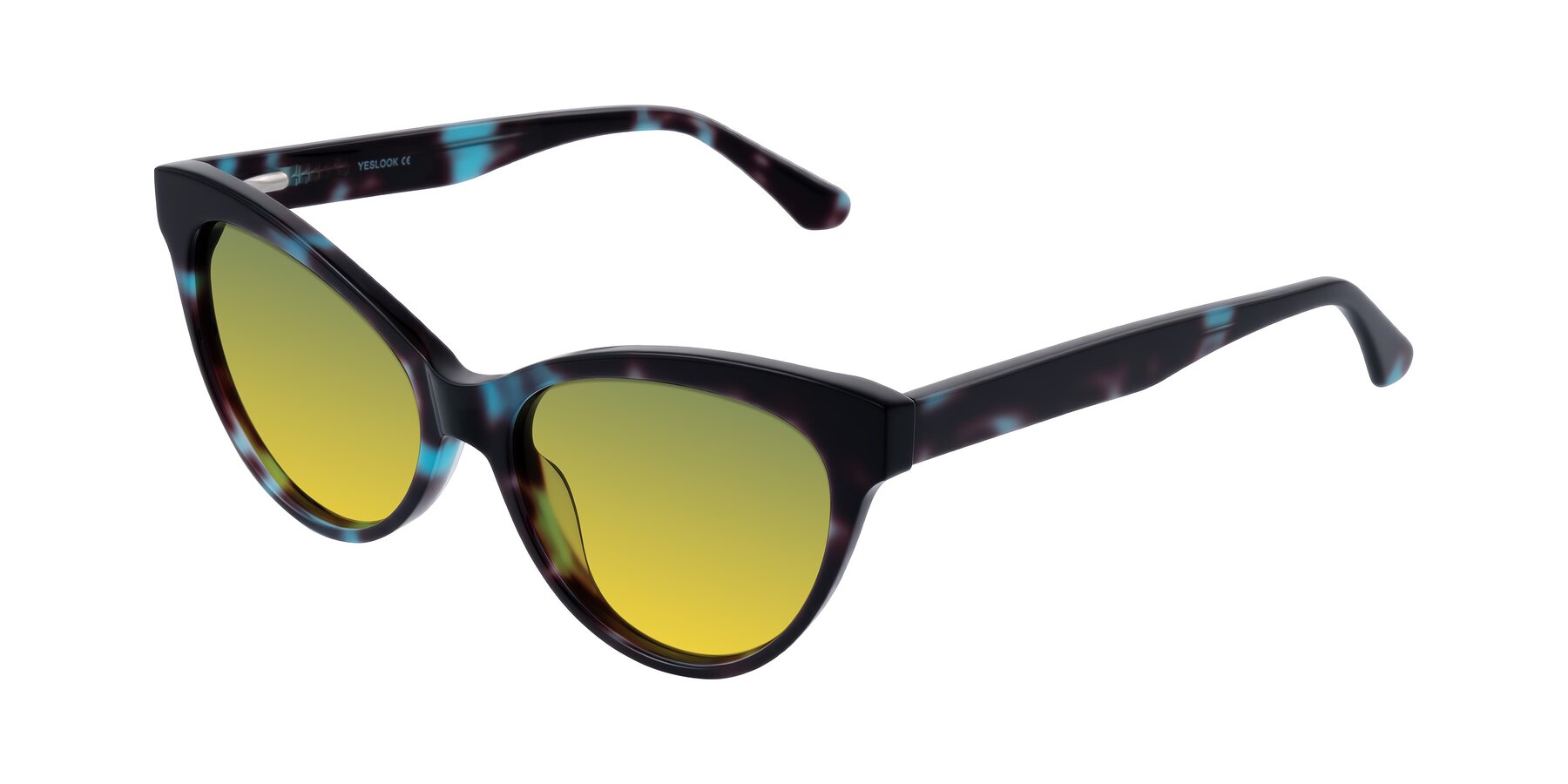 Angle of Carrick in Blue Shadow with Green / Yellow Gradient Lenses