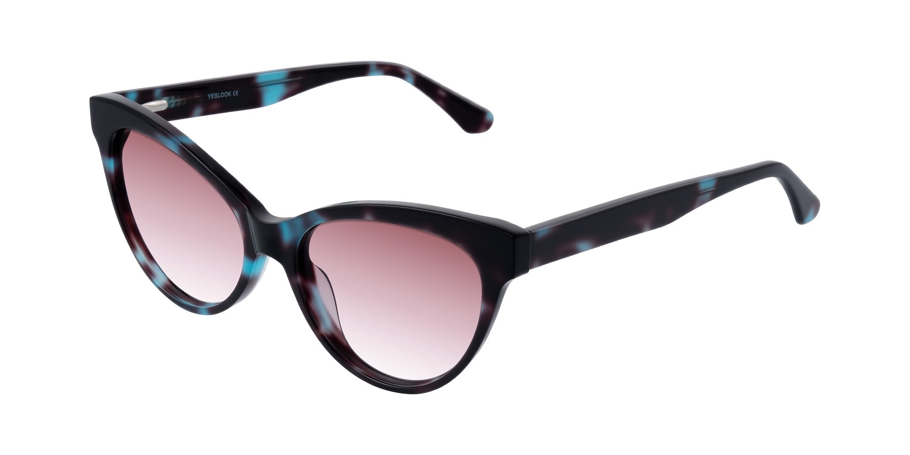 Angle of Carrick in Blue Shadow with Garnet Gradient Lenses