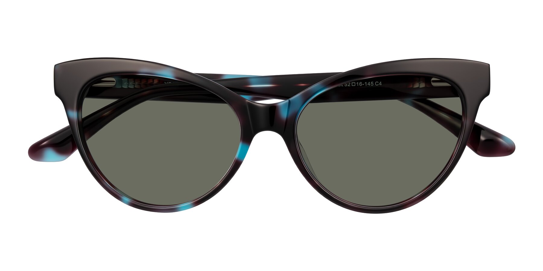 Folded Front of Carrick in Blue Shadow with Gray Polarized Lenses