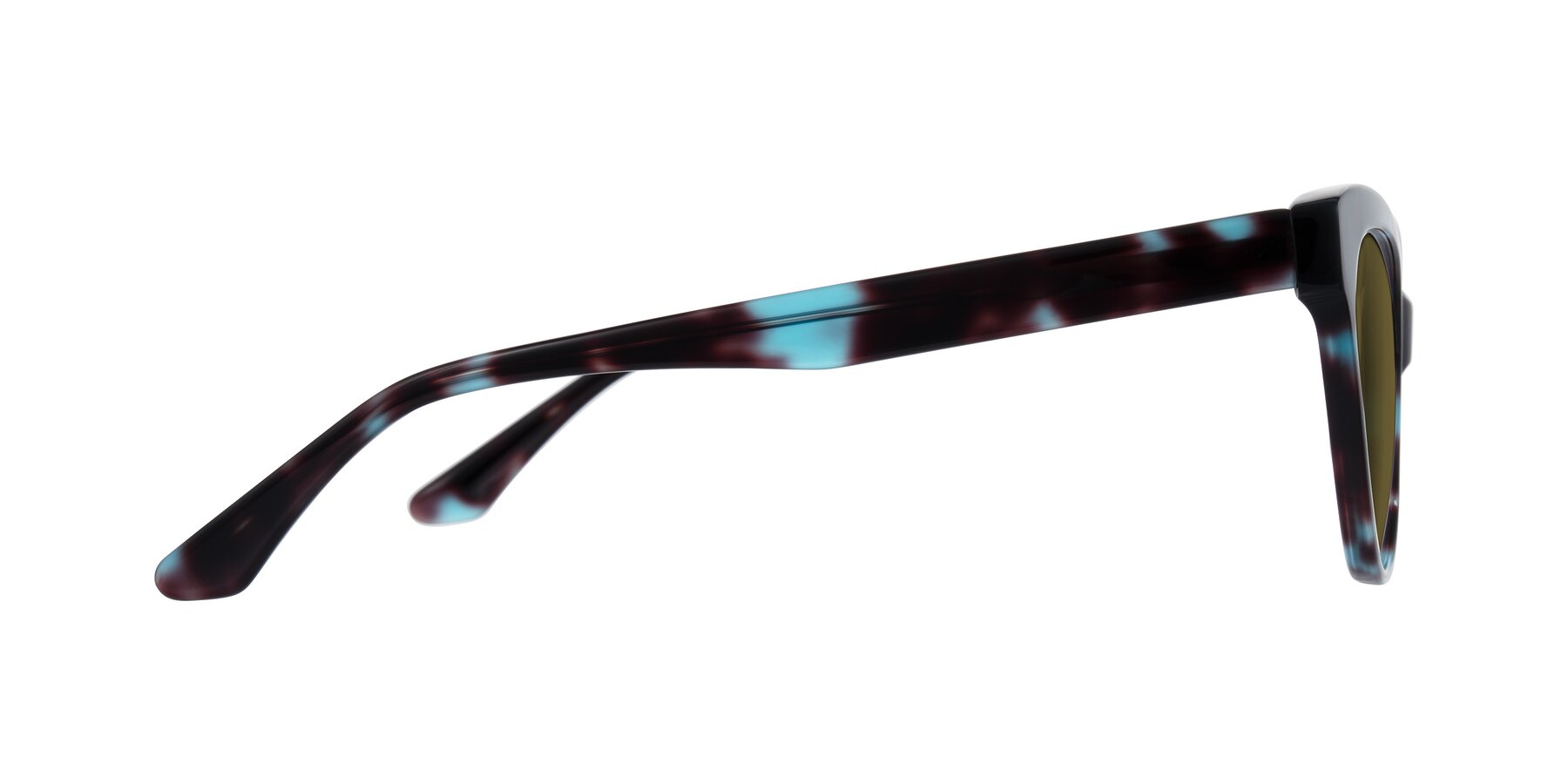 Side of Carrick in Blue Shadow with Brown Polarized Lenses
