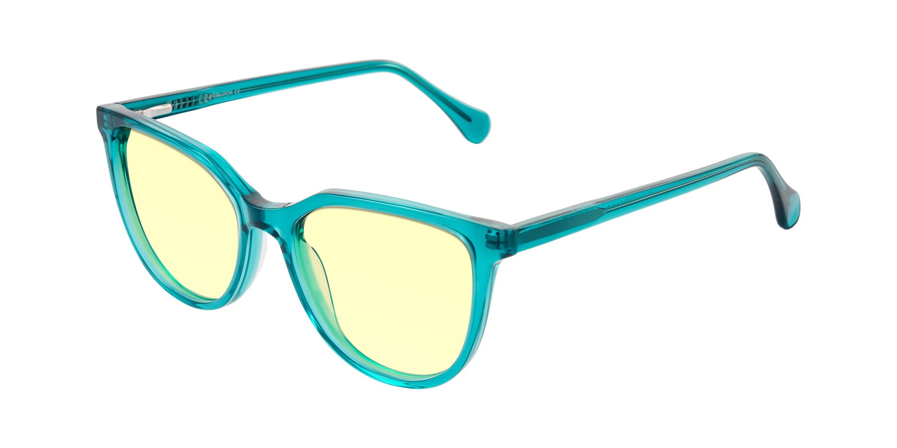 Angle of Glenroe in Peacock with Light Yellow Tinted Lenses
