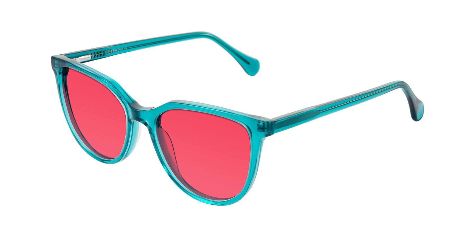 Angle of Glenroe in Peacock with Red Tinted Lenses