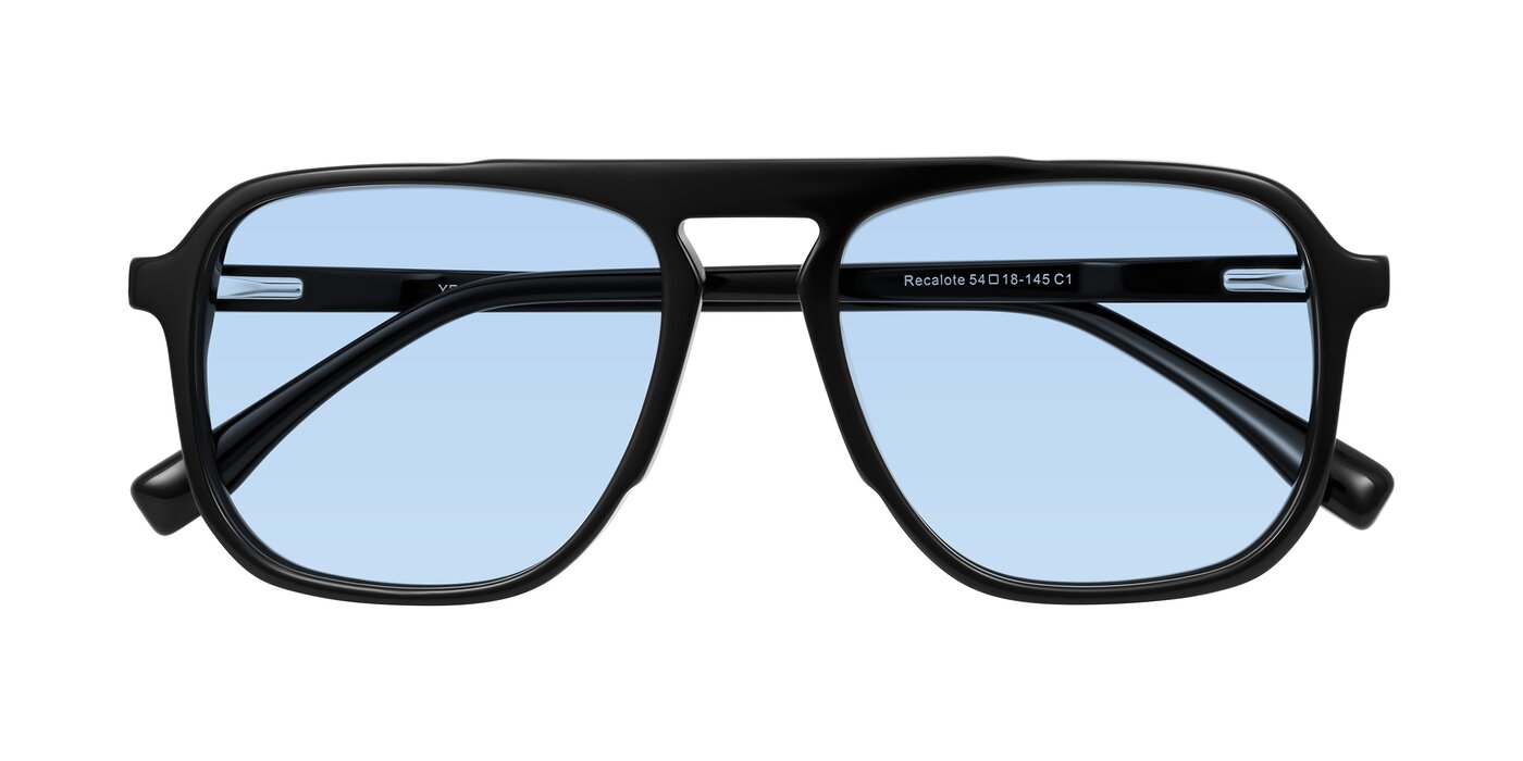 Recalote - Black Tinted Sunglasses