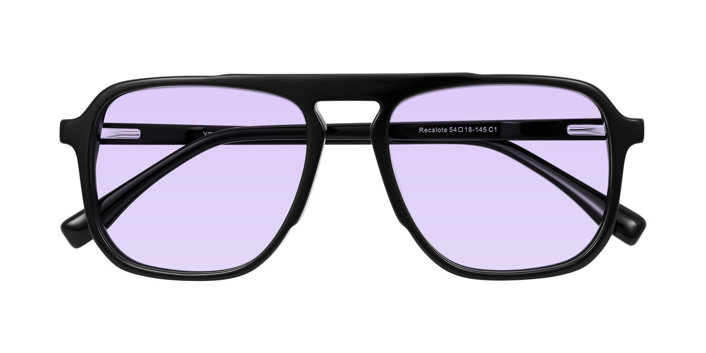 Recalote - Black Tinted Sunglasses