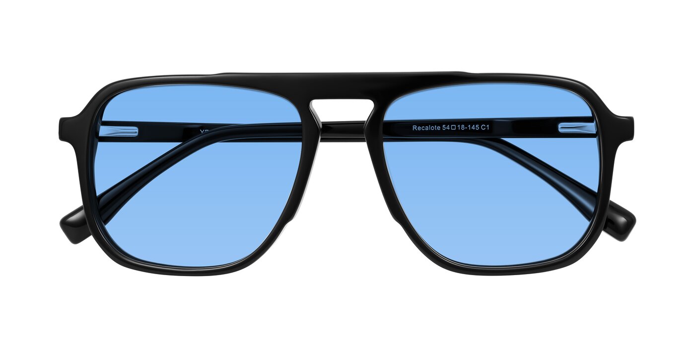 Recalote - Black Tinted Sunglasses