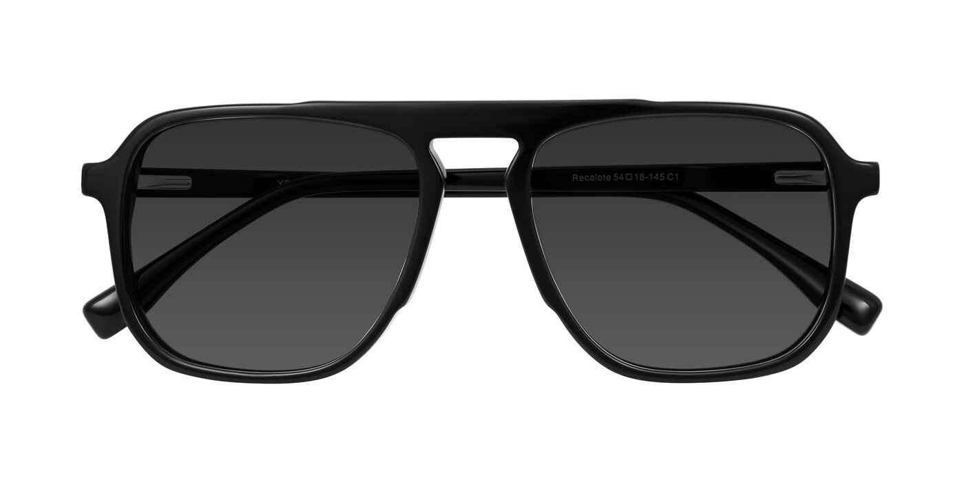 Recalote - Black Tinted Sunglasses