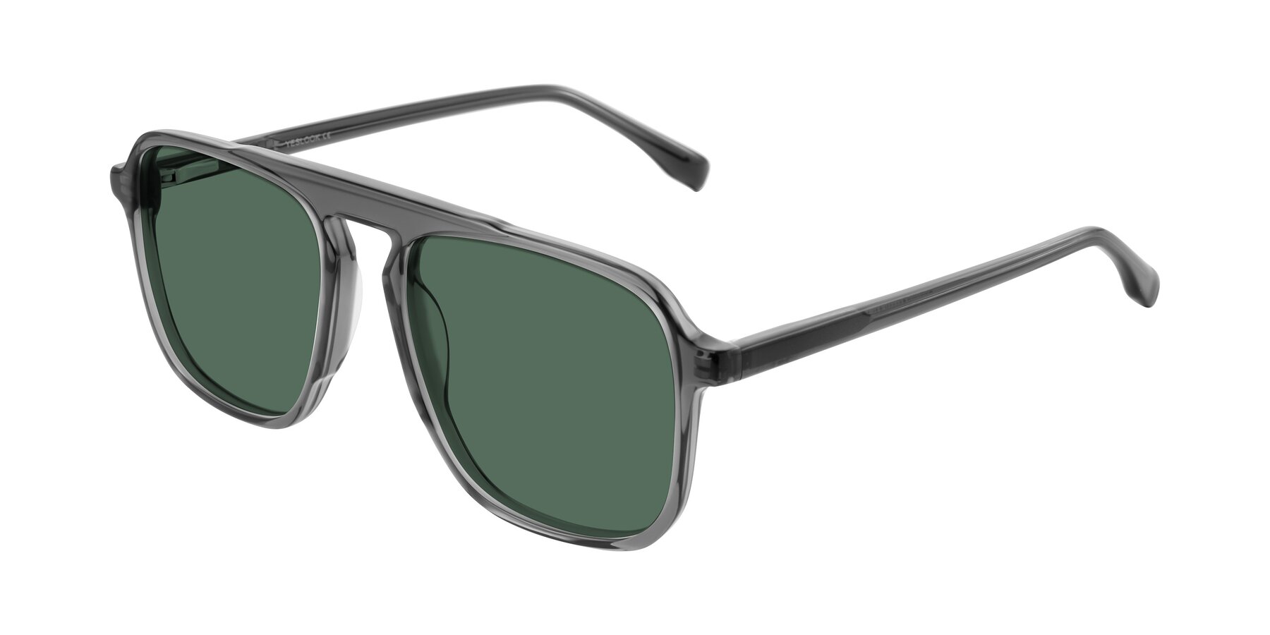 Angle of Recalote in Transparent Gray with Green Polarized Lenses