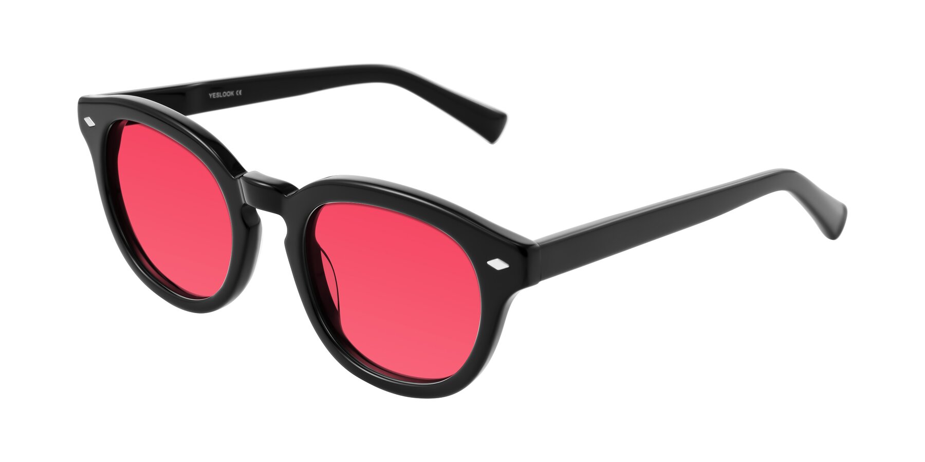 Angle of Nehrode in Black with Red Tinted Lenses