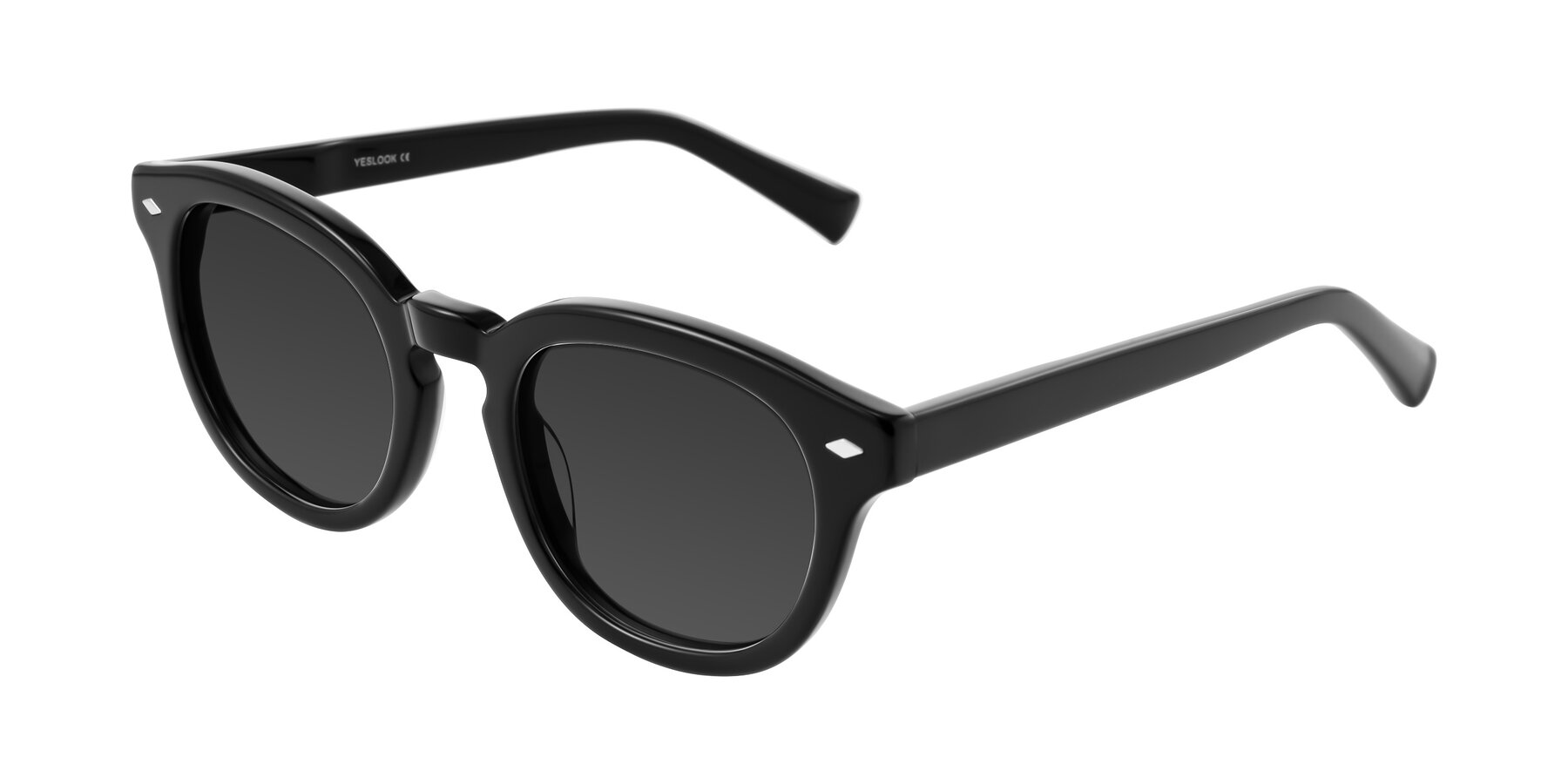 Angle of Nehrode in Black with Gray Tinted Lenses
