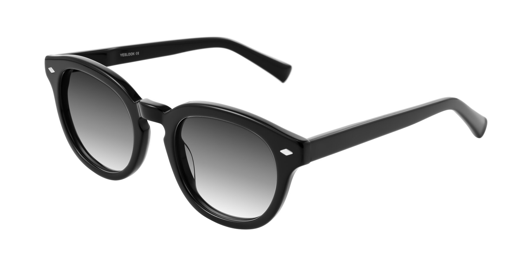 Angle of Nehrode in Black with Gray Gradient Lenses
