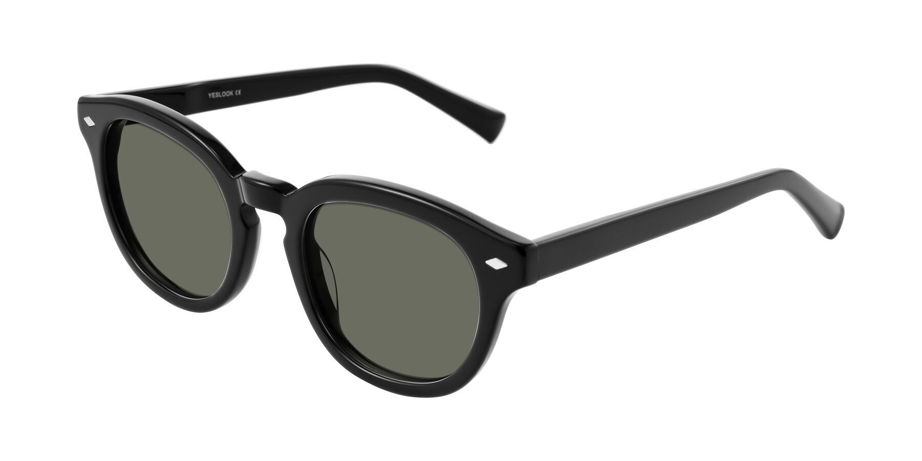 Angle of Nehrode in Black with Gray Polarized Lenses
