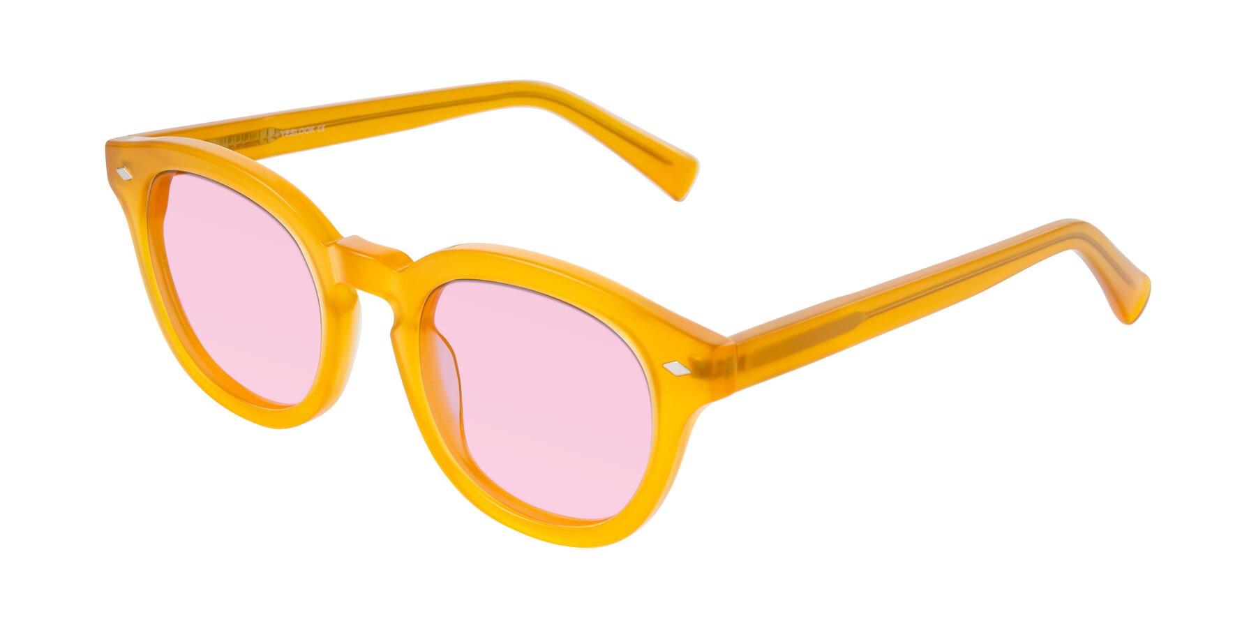 Angle of Nehrode in Honey with Light Pink Tinted Lenses