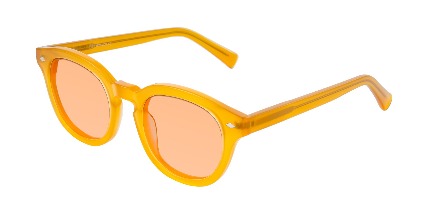 Angle of Nehrode in Honey with Light Orange Tinted Lenses