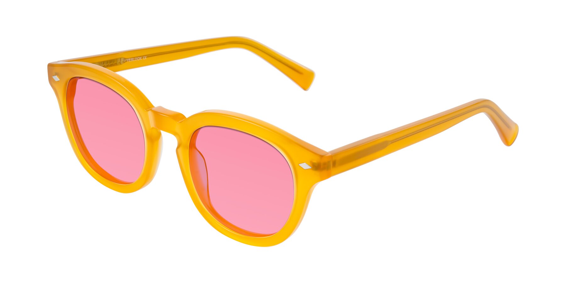 Angle of Nehrode in Honey with Pink Tinted Lenses