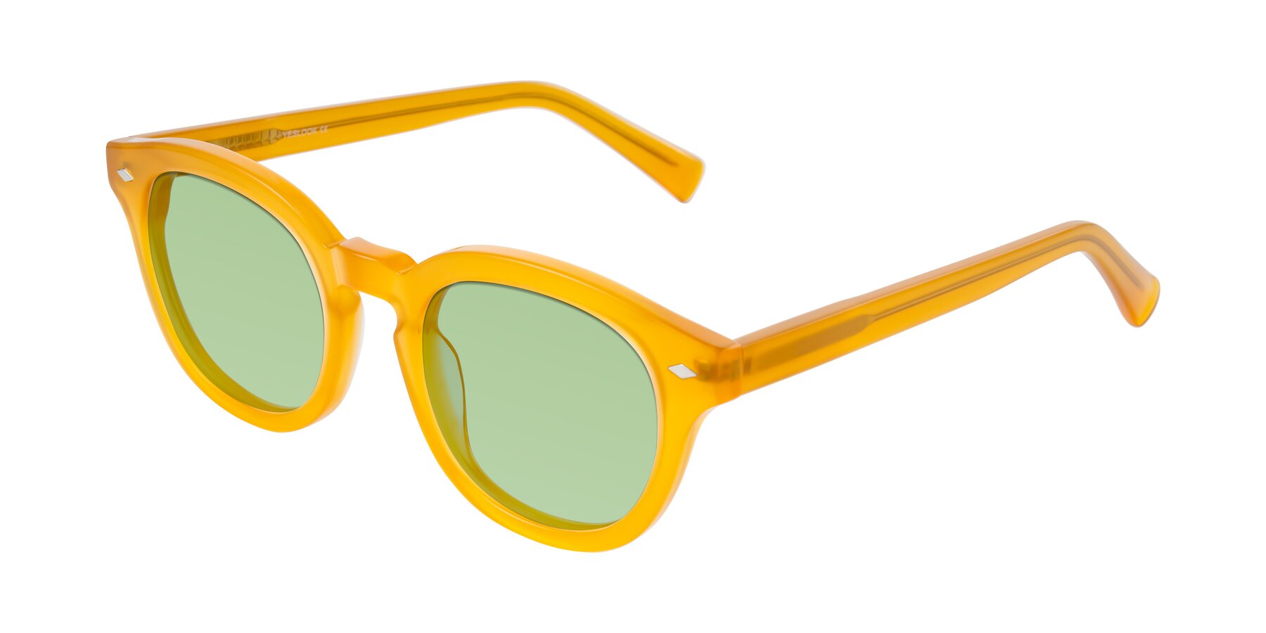 Angle of Nehrode in Honey with Medium Green Tinted Lenses