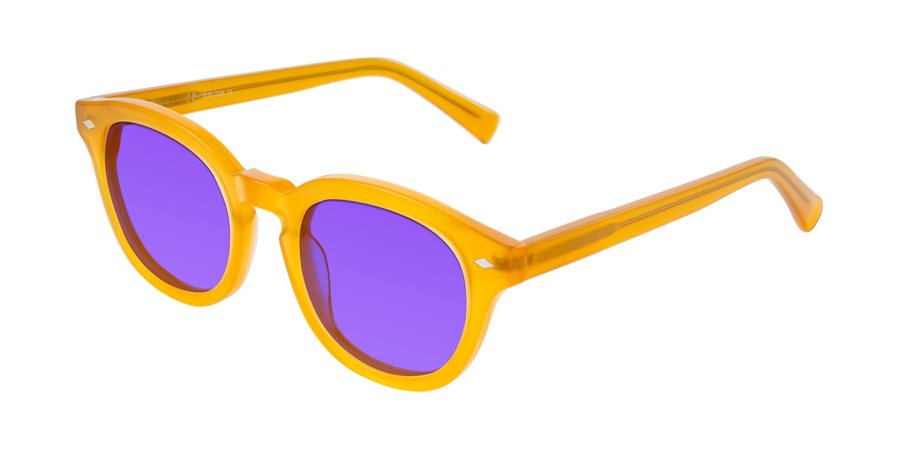 Angle of Nehrode in Honey with Purple Tinted Lenses