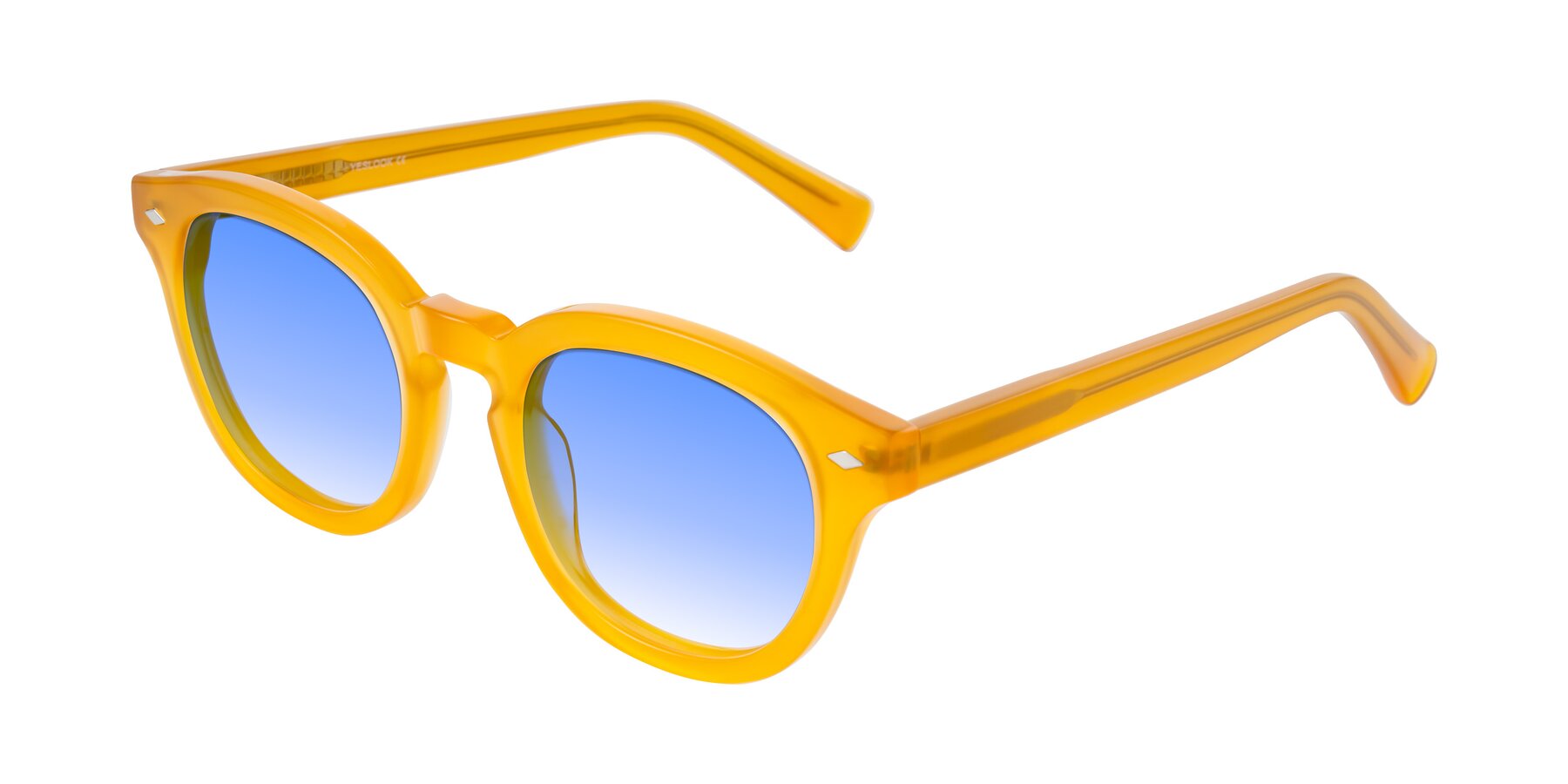 Angle of Nehrode in Honey with Blue Gradient Lenses
