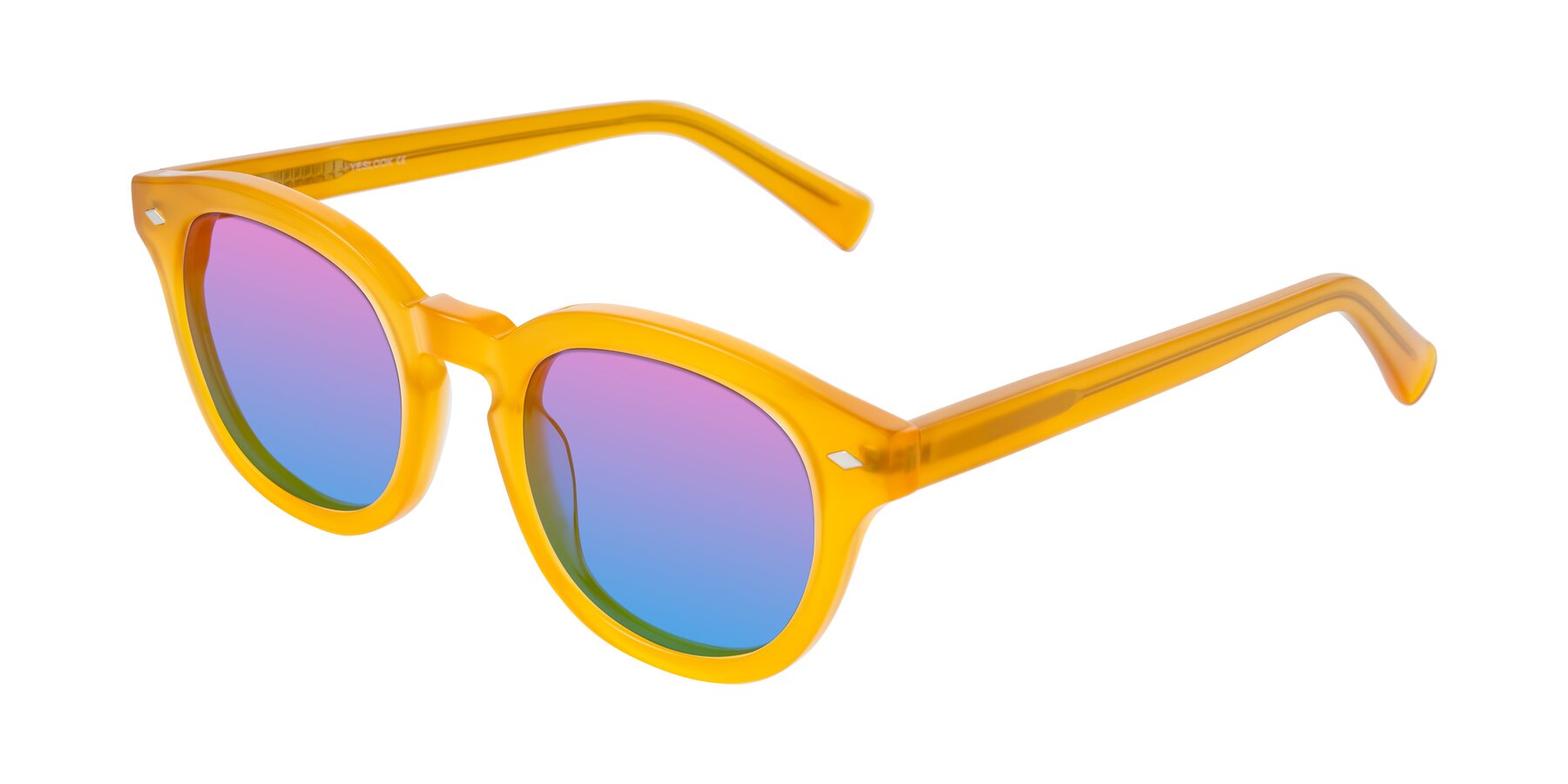 Angle of Nehrode in Honey with Pink / Blue Gradient Lenses