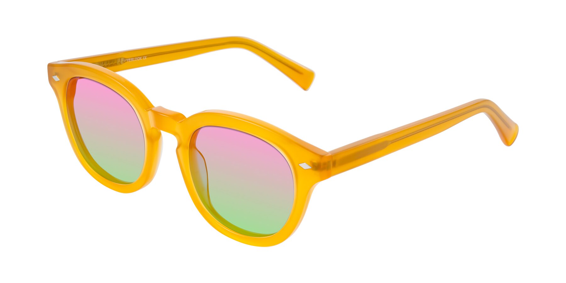 Angle of Nehrode in Honey with Pink / Green Gradient Lenses