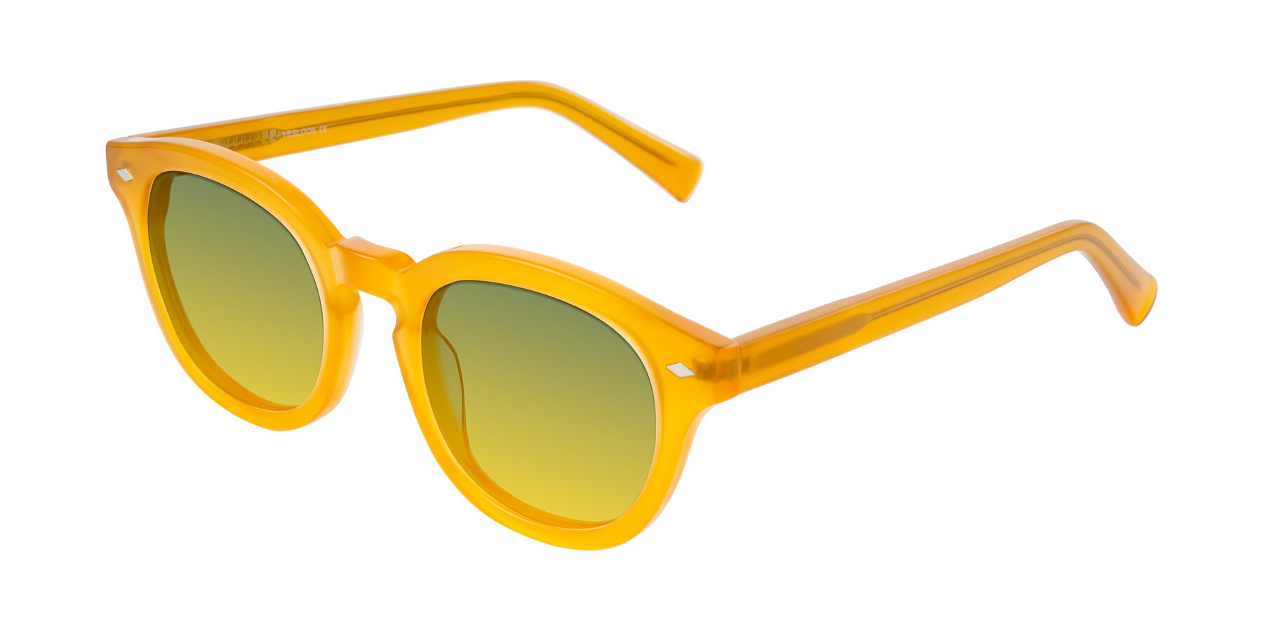 Angle of Nehrode in Honey with Green / Yellow Gradient Lenses