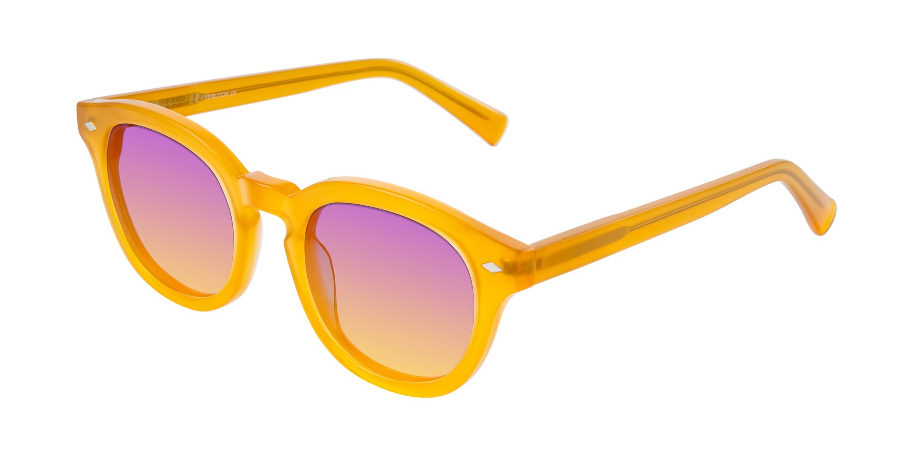 Angle of Nehrode in Honey with Purple / Yellow Gradient Lenses
