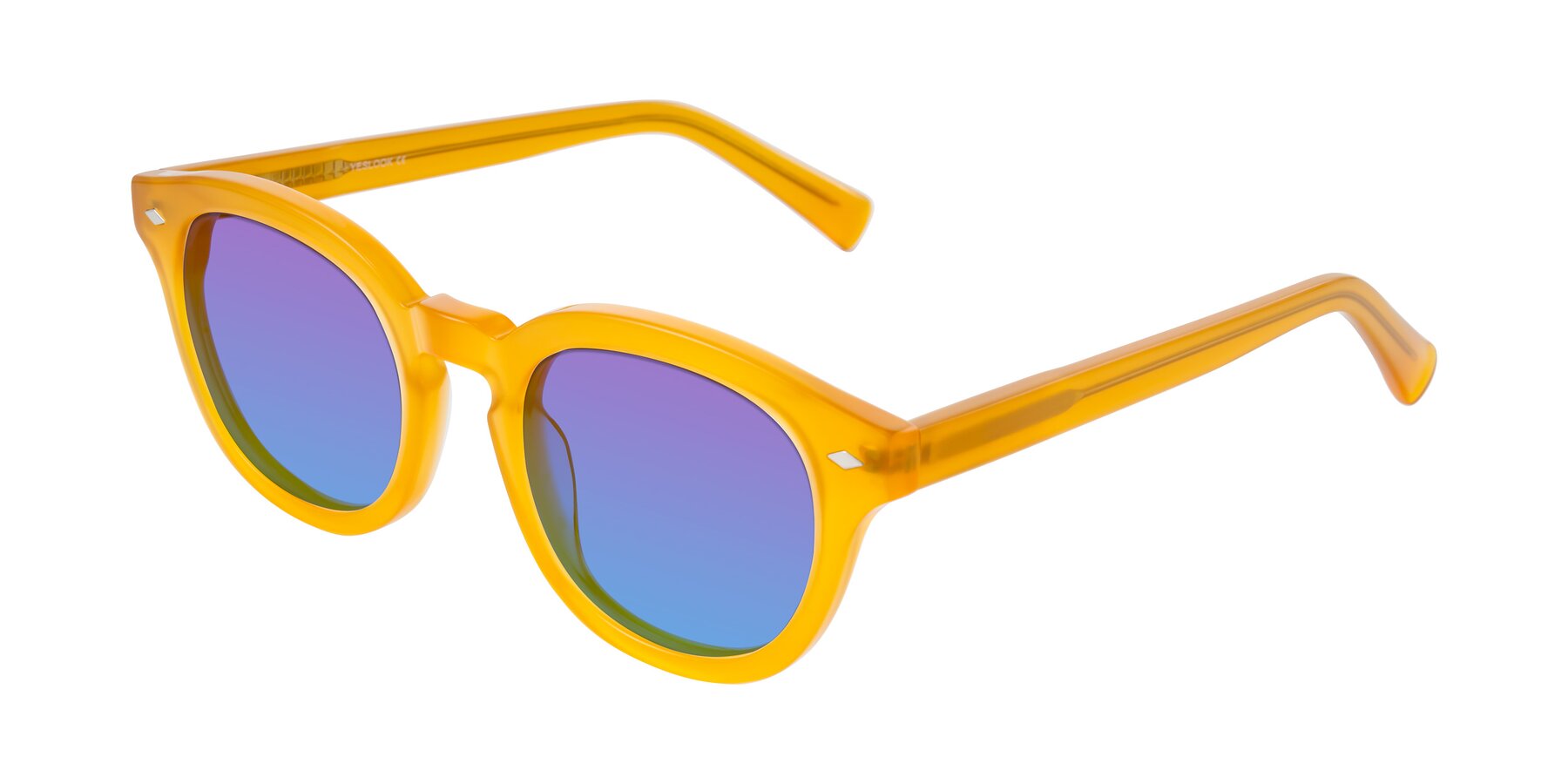 Angle of Nehrode in Honey with Purple / Blue Gradient Lenses