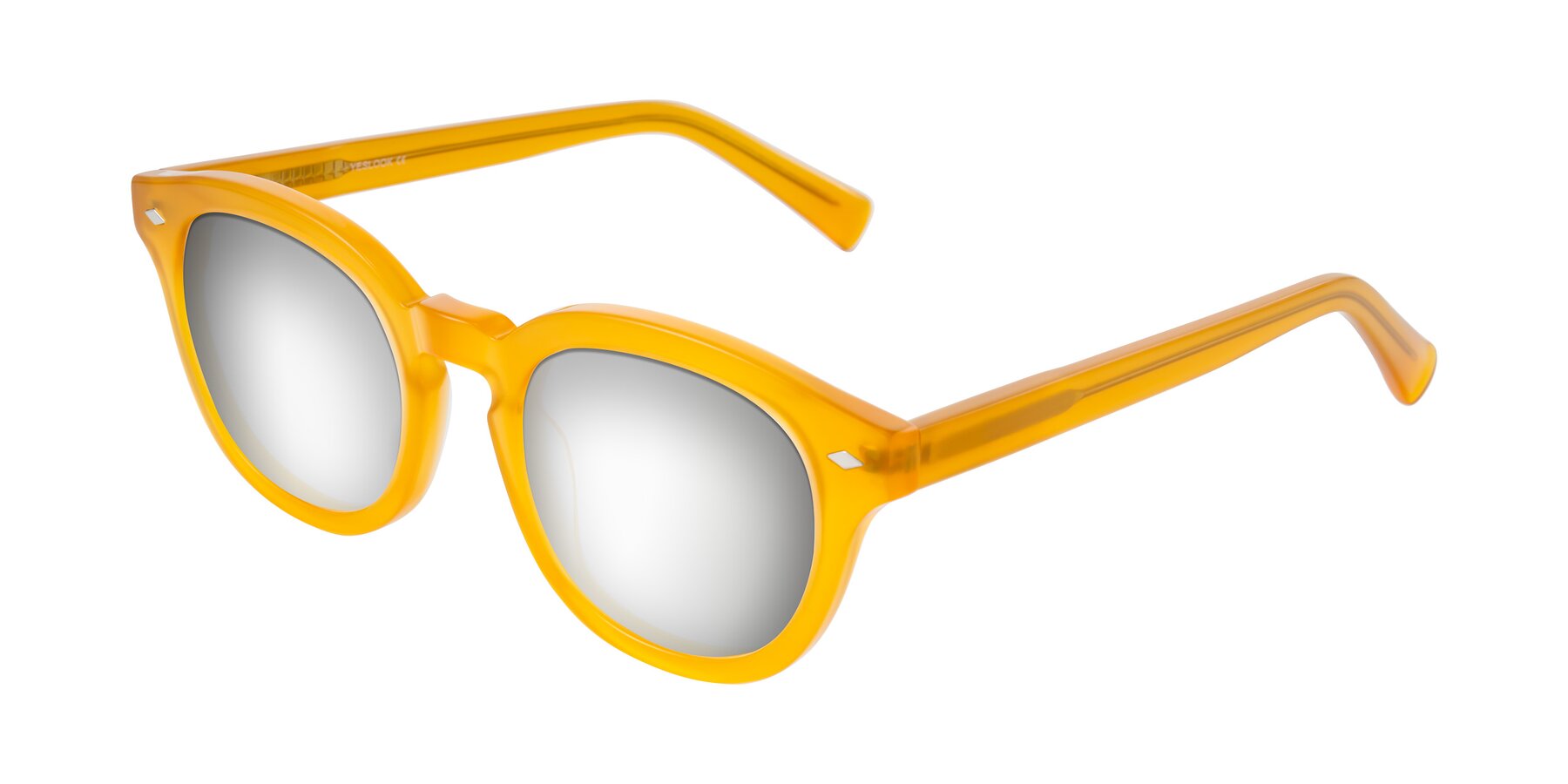 Angle of Nehrode in Honey with Silver Mirrored Lenses