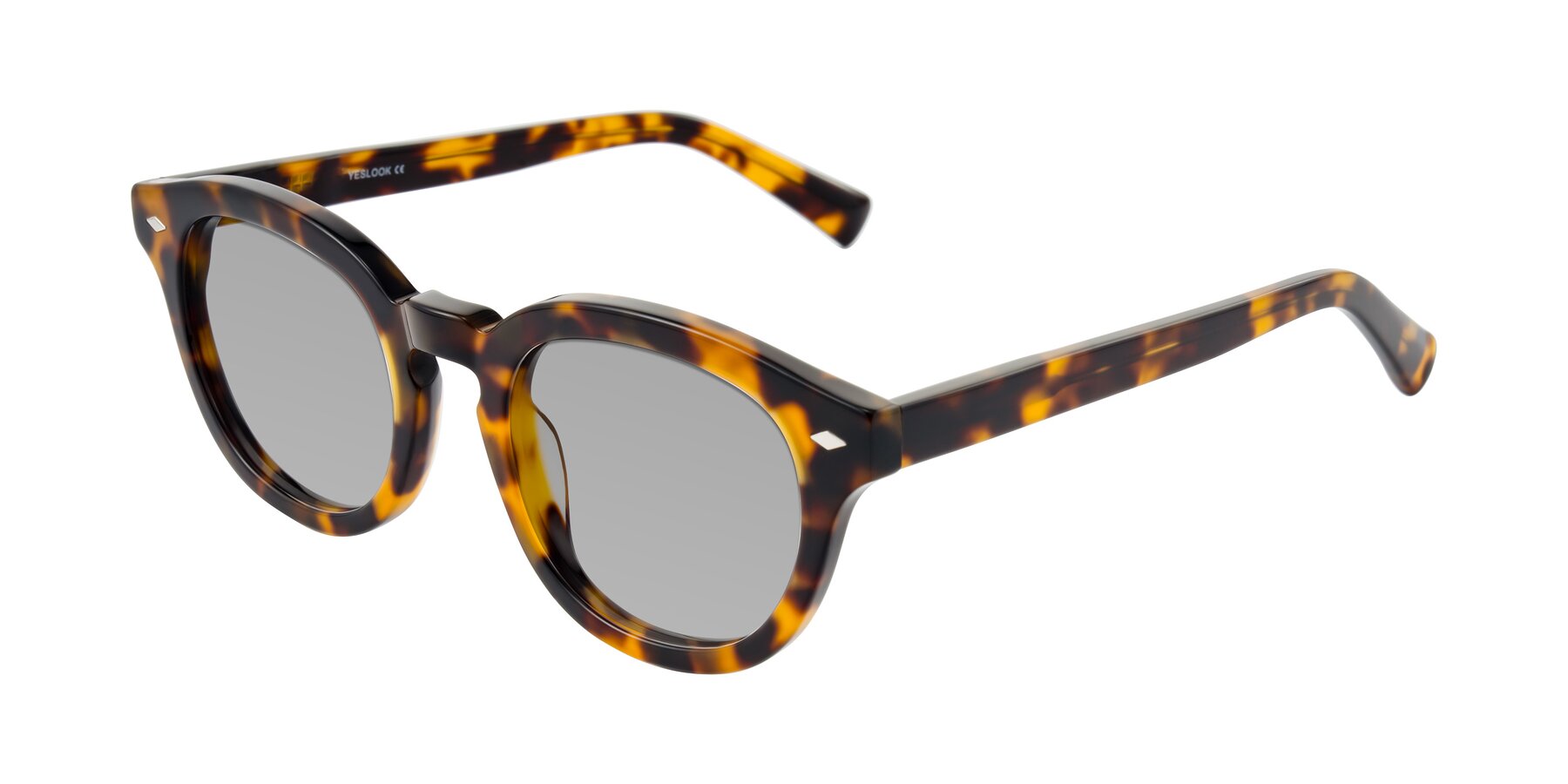 Angle of Nehrode in Tortoise with Light Gray Tinted Lenses