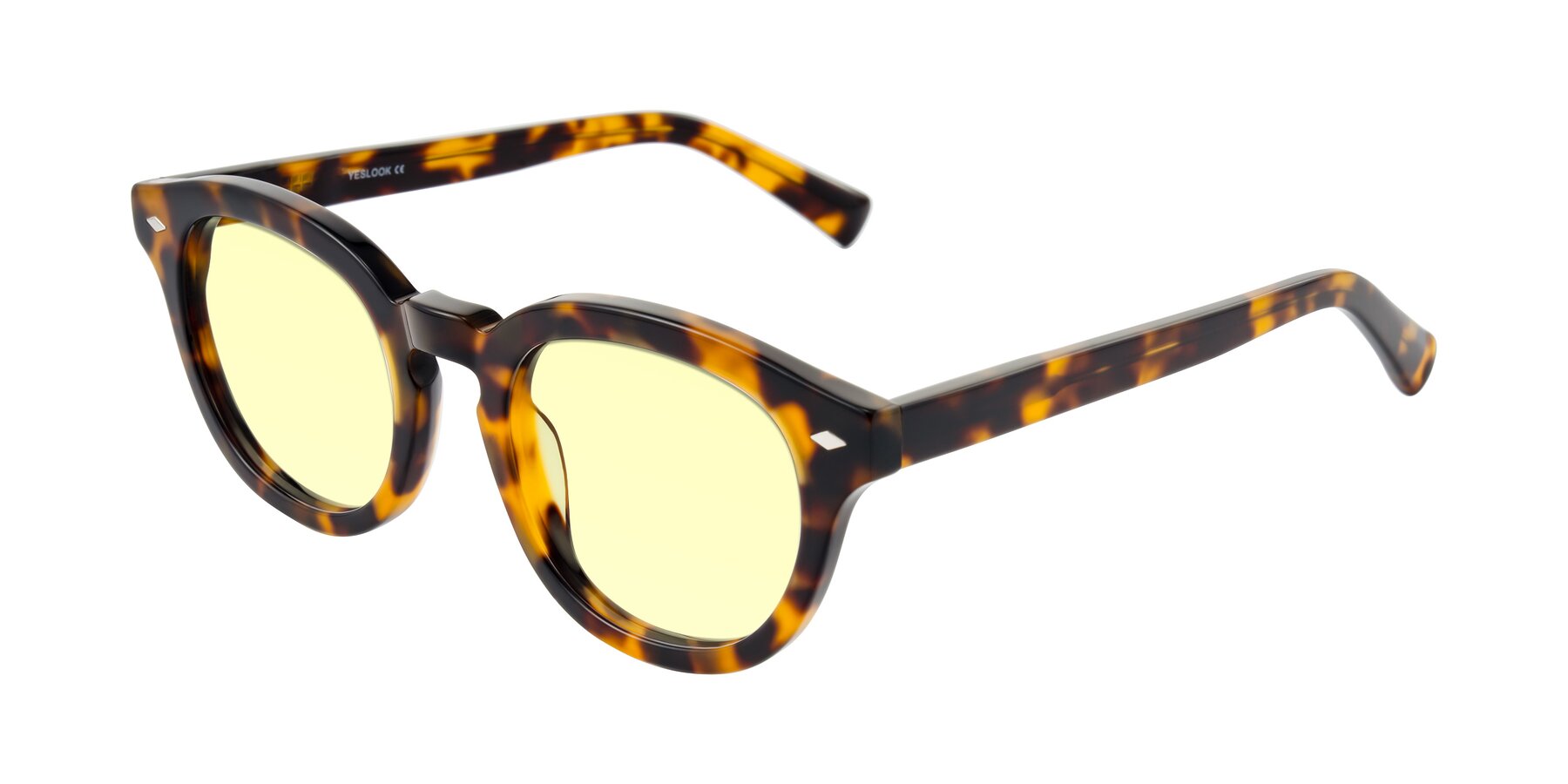 Angle of Nehrode in Tortoise with Light Yellow Tinted Lenses