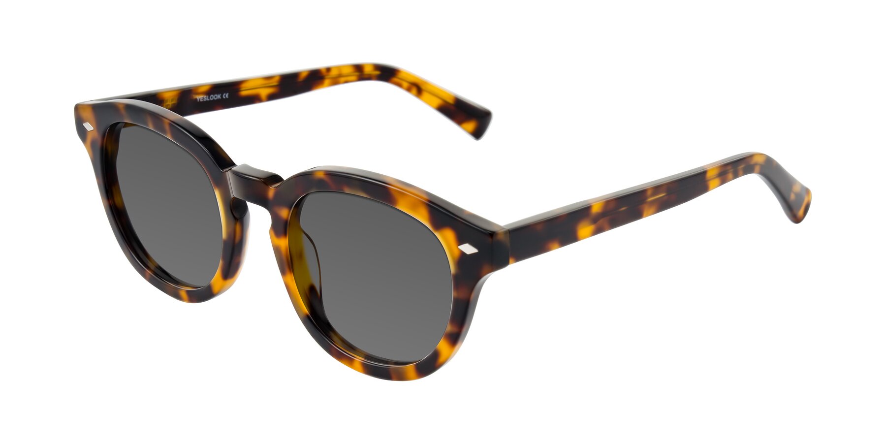 Angle of Nehrode in Tortoise with Medium Gray Tinted Lenses
