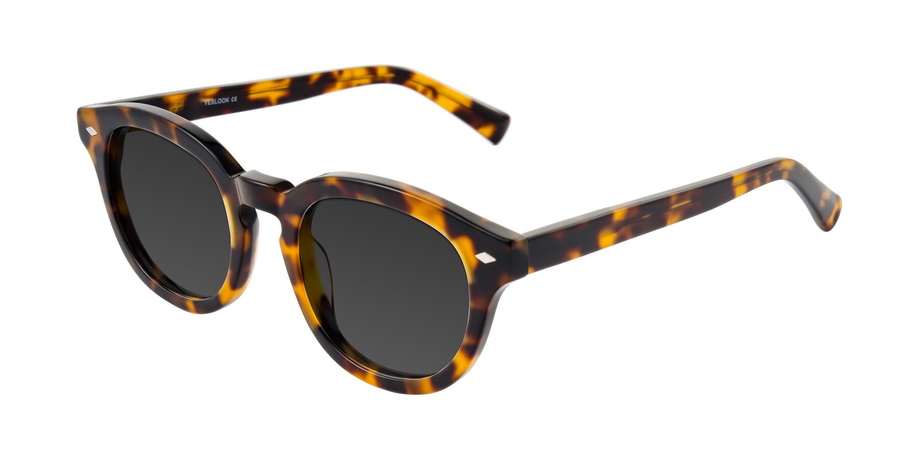 Angle of Nehrode in Tortoise with Gray Tinted Lenses