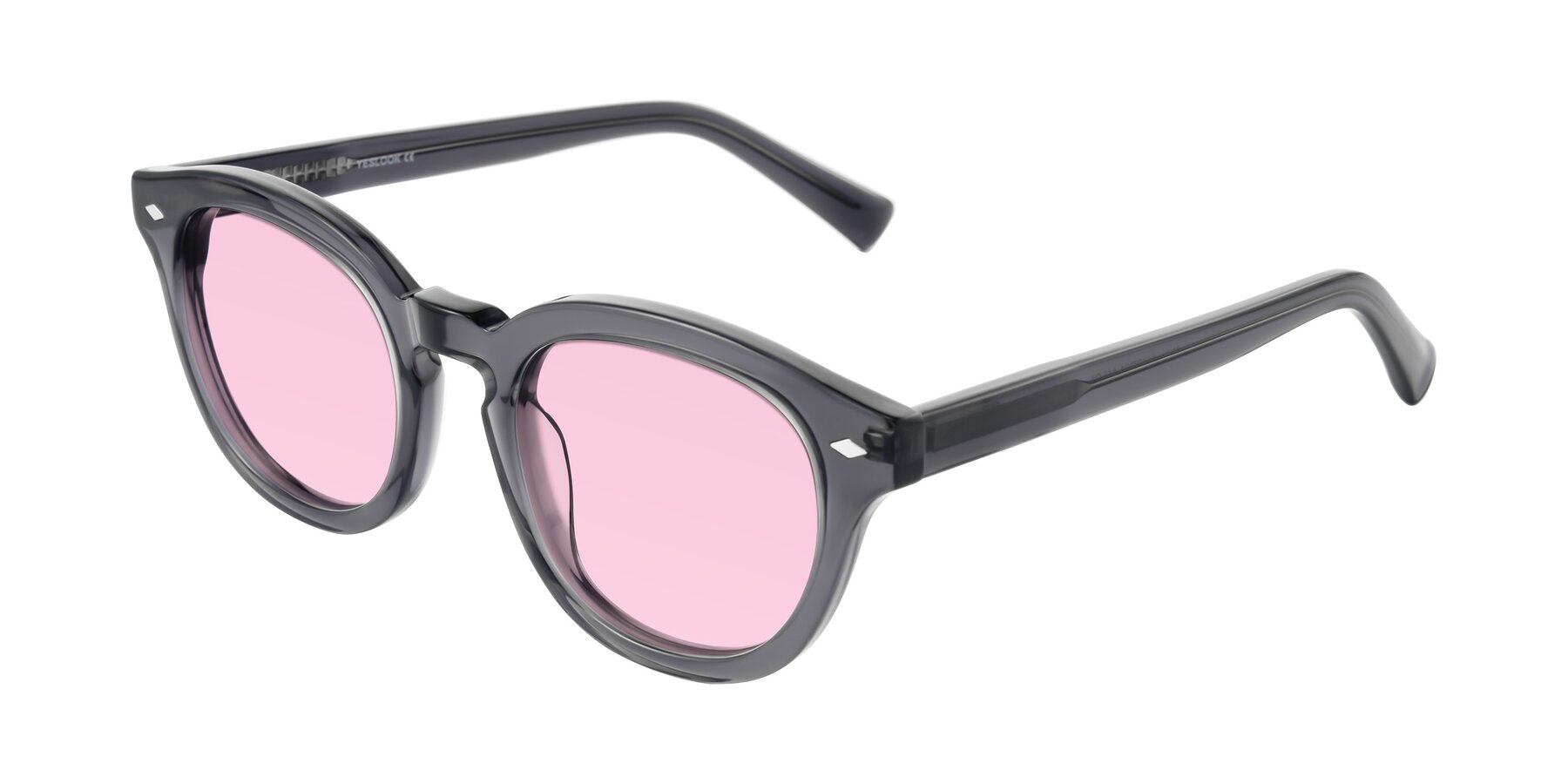 Angle of Nehrode in Gray with Light Pink Tinted Lenses