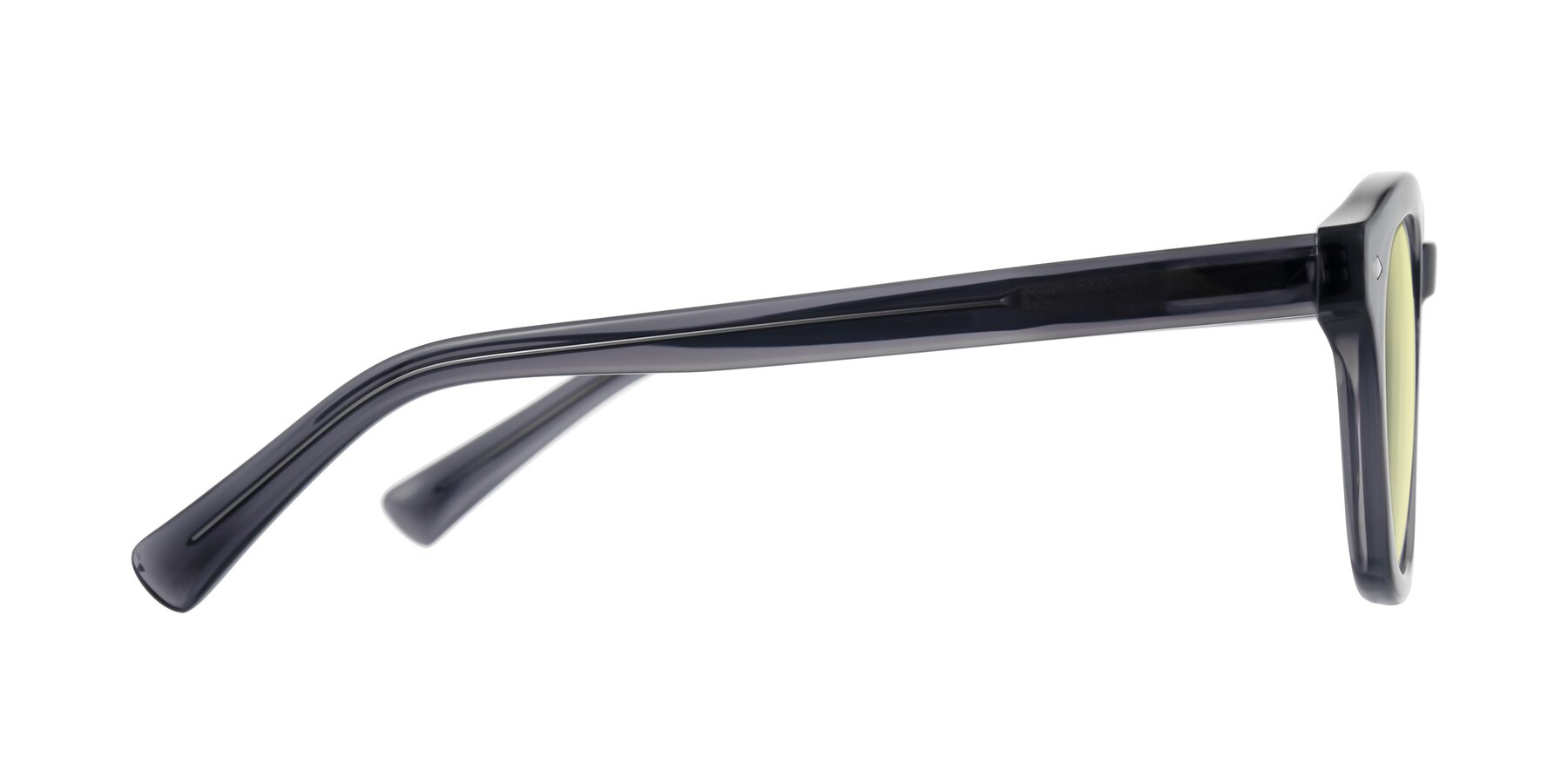 Side of Nehrode in Gray with Light Yellow Tinted Lenses