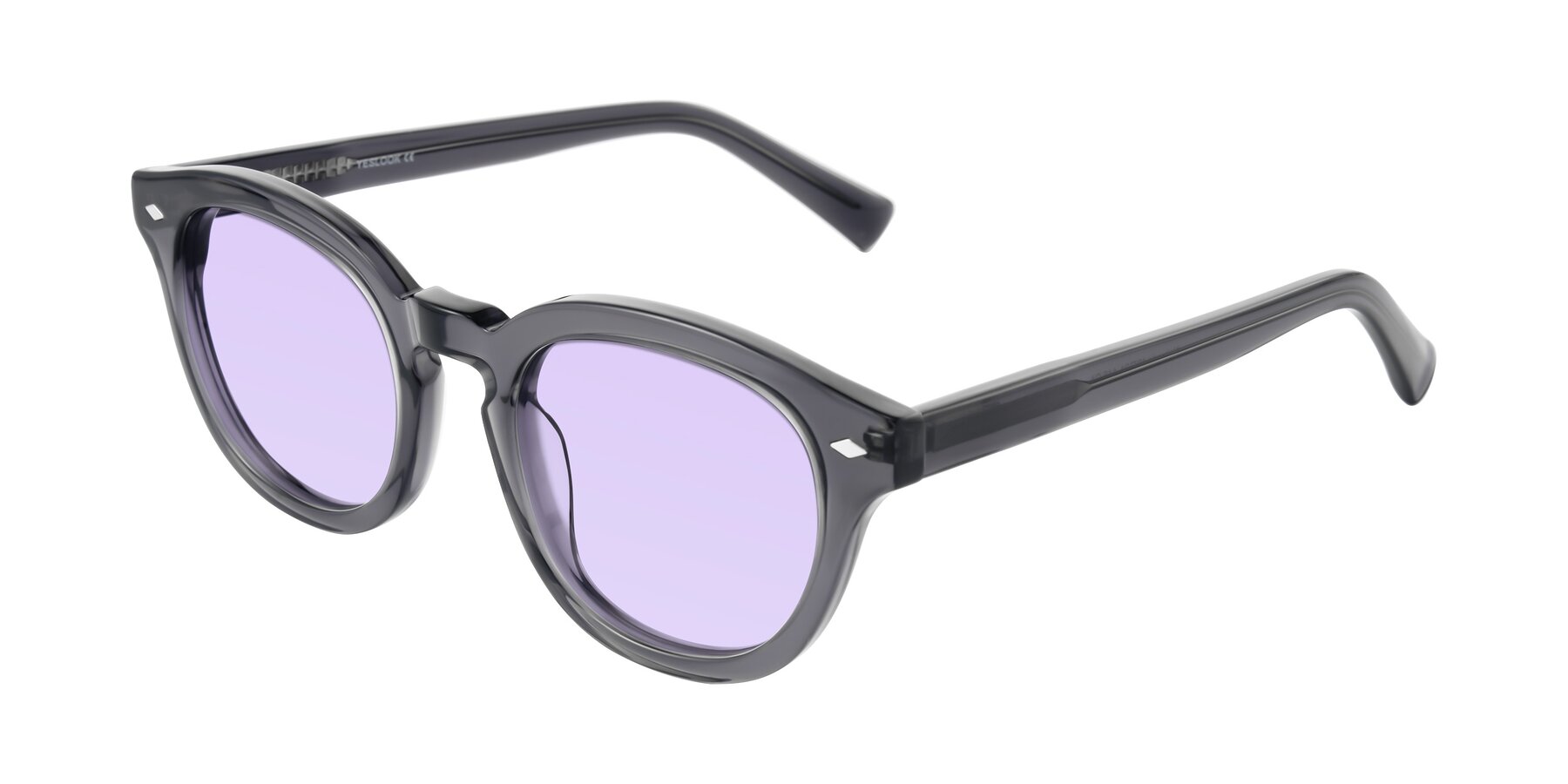 Angle of Nehrode in Gray with Light Purple Tinted Lenses