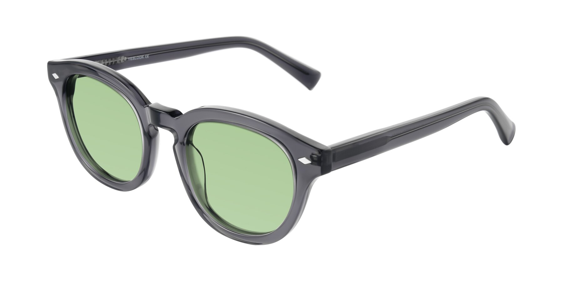 Angle of Nehrode in Gray with Medium Green Tinted Lenses