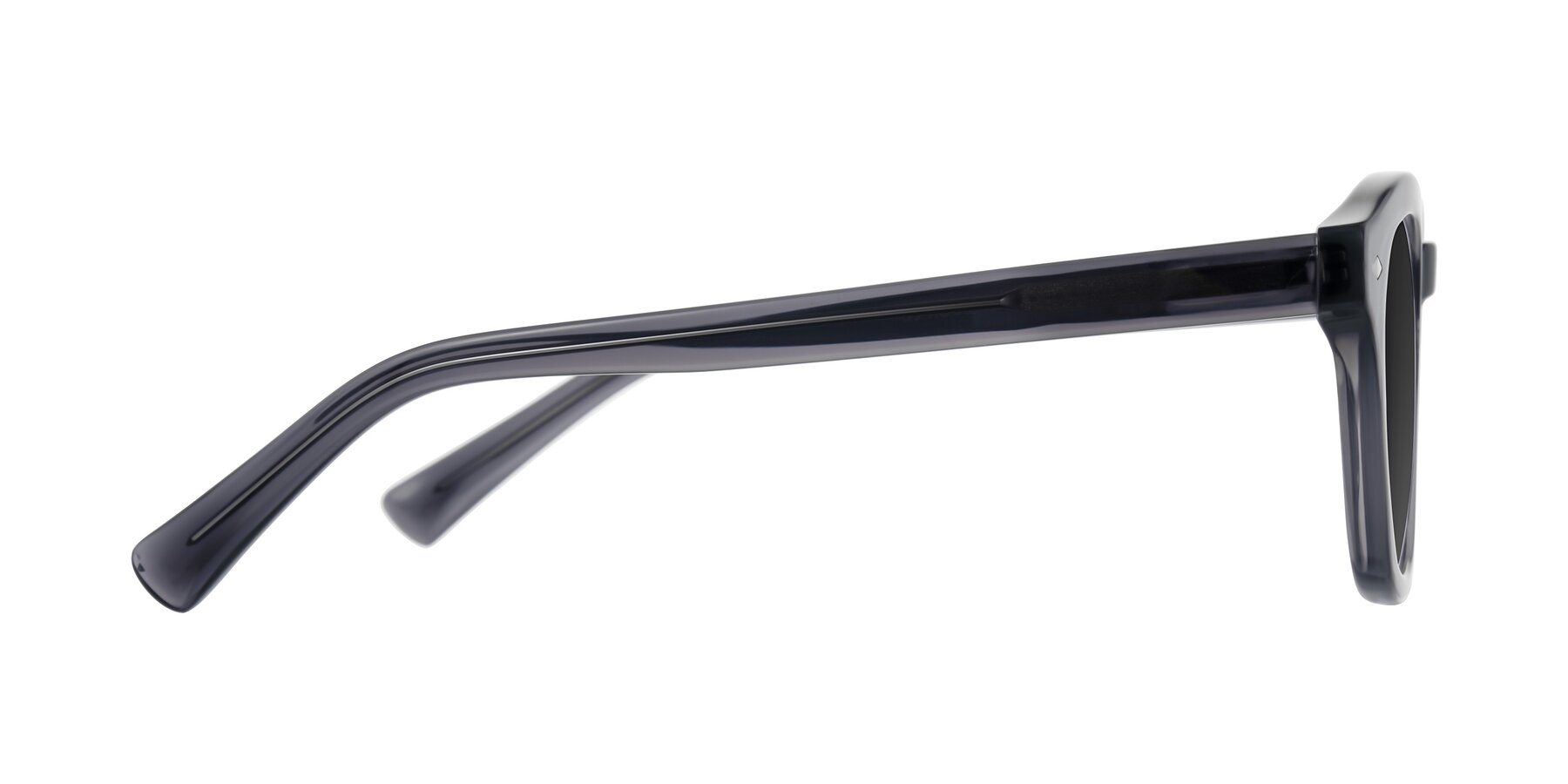 Side of Nehrode in Gray with Gray Tinted Lenses