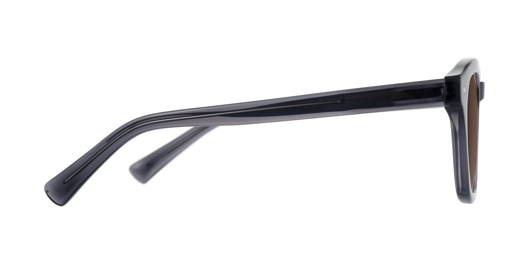 Side of Nehrode in Gray with Brown Tinted Lenses