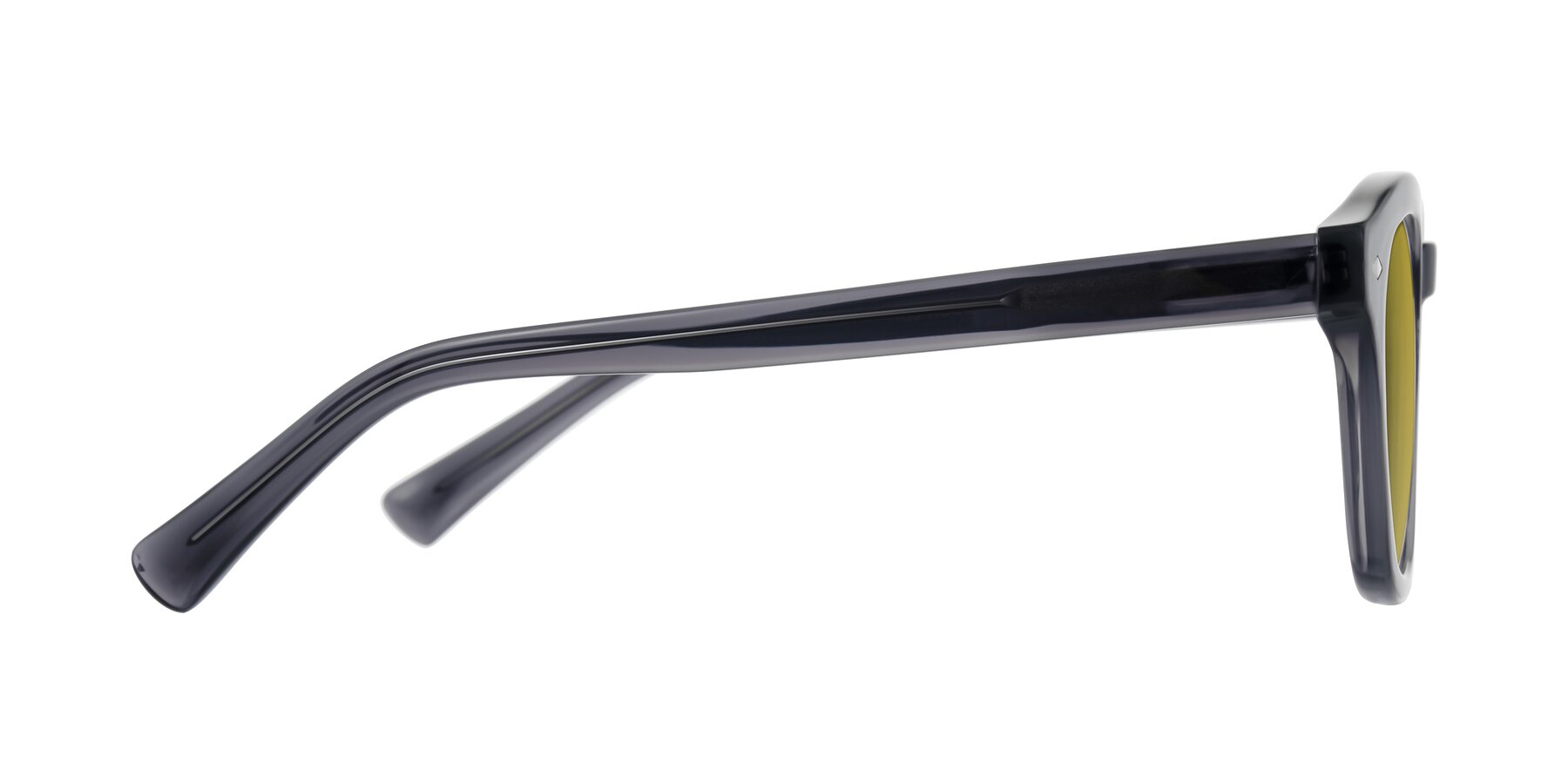 Side of Nehrode in Gray with Champagne Tinted Lenses