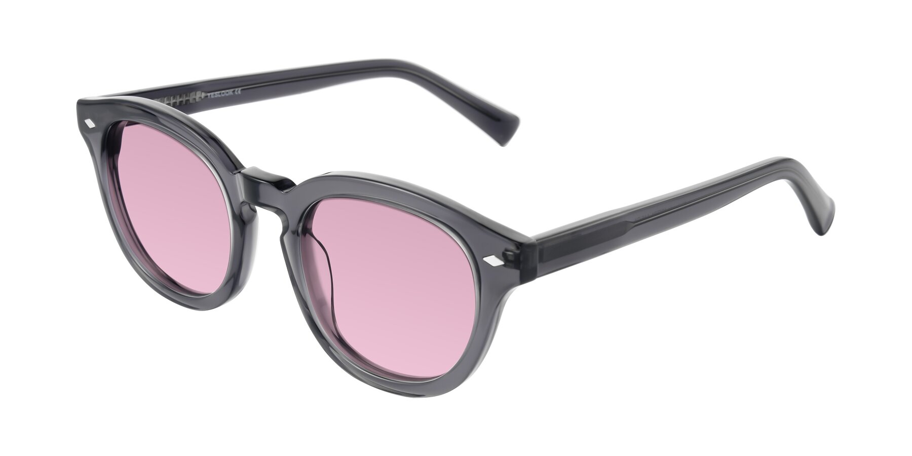 Angle of Nehrode in Gray with Light Wine Tinted Lenses