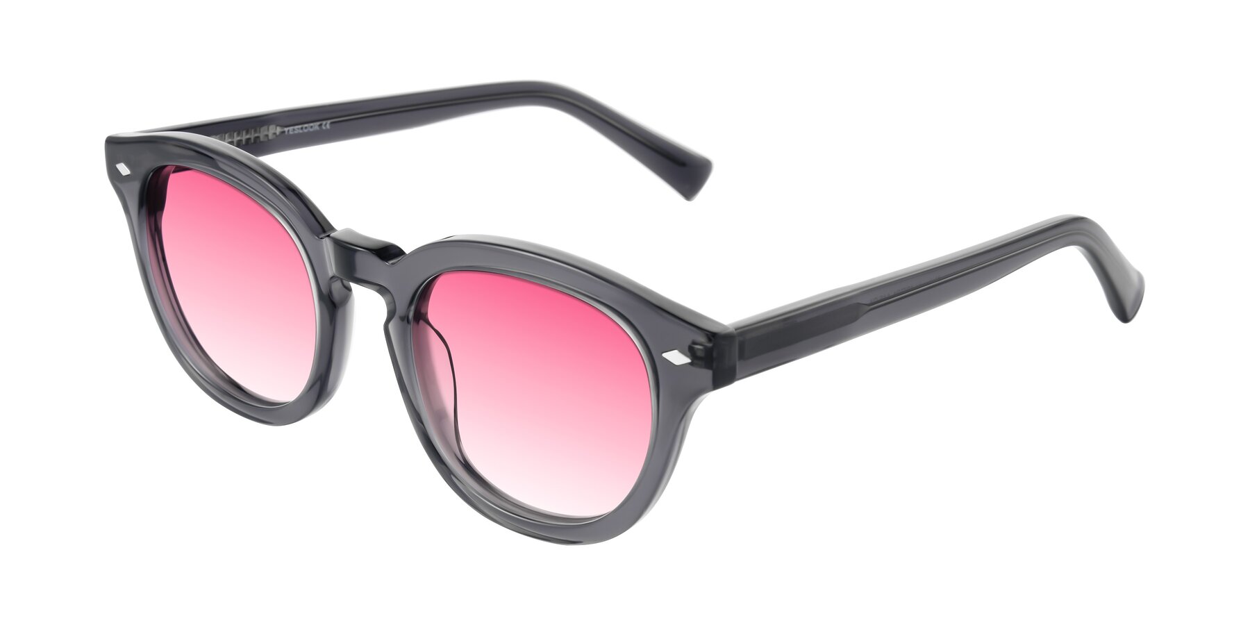 Angle of Nehrode in Gray with Pink Gradient Lenses