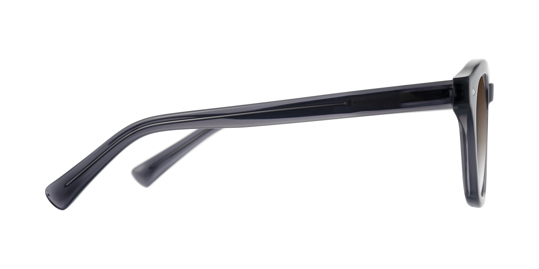 Side of Nehrode in Gray with Brown Gradient Lenses