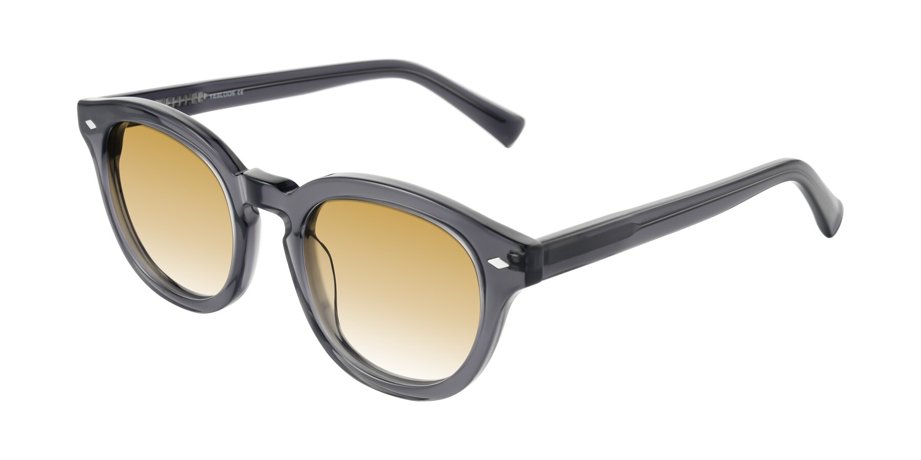 Angle of Nehrode in Gray with Champagne Gradient Lenses