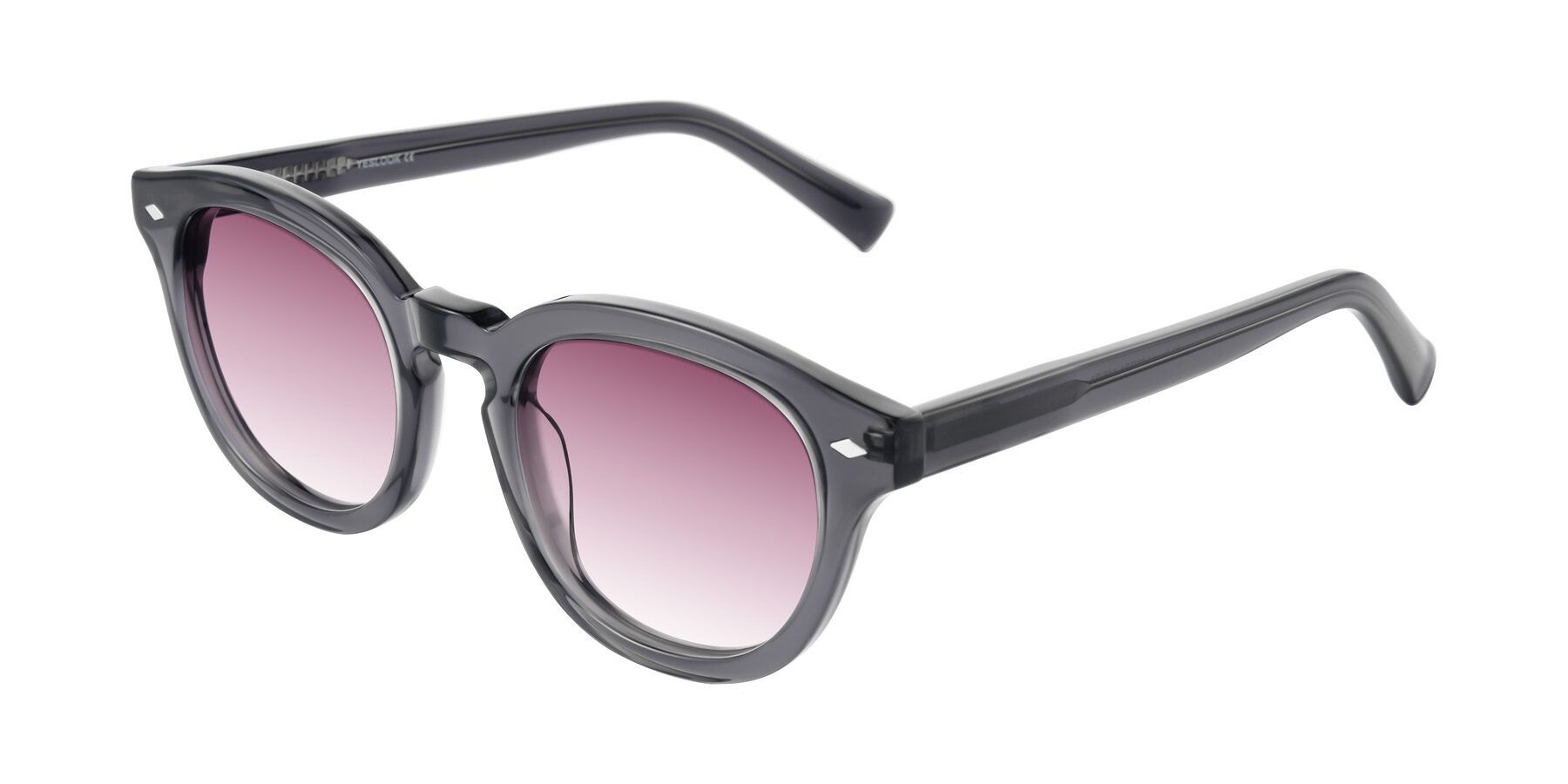 Angle of Nehrode in Gray with Wine Gradient Lenses