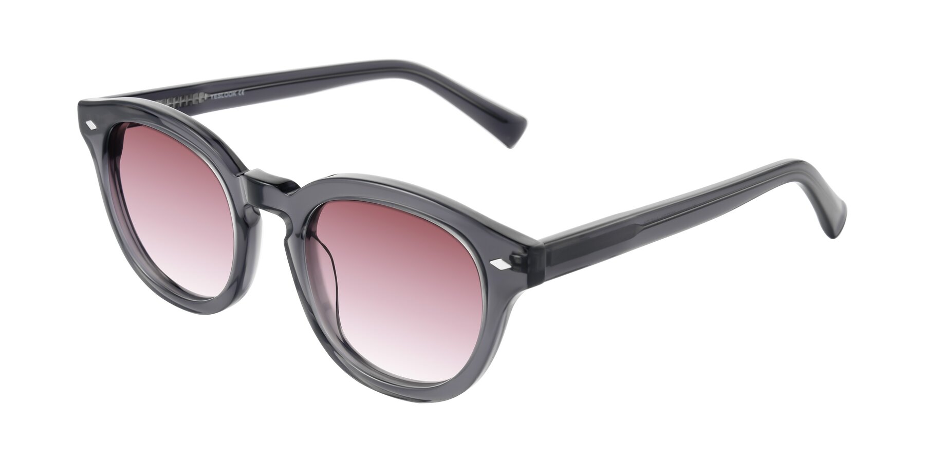 Angle of Nehrode in Gray with Garnet Gradient Lenses