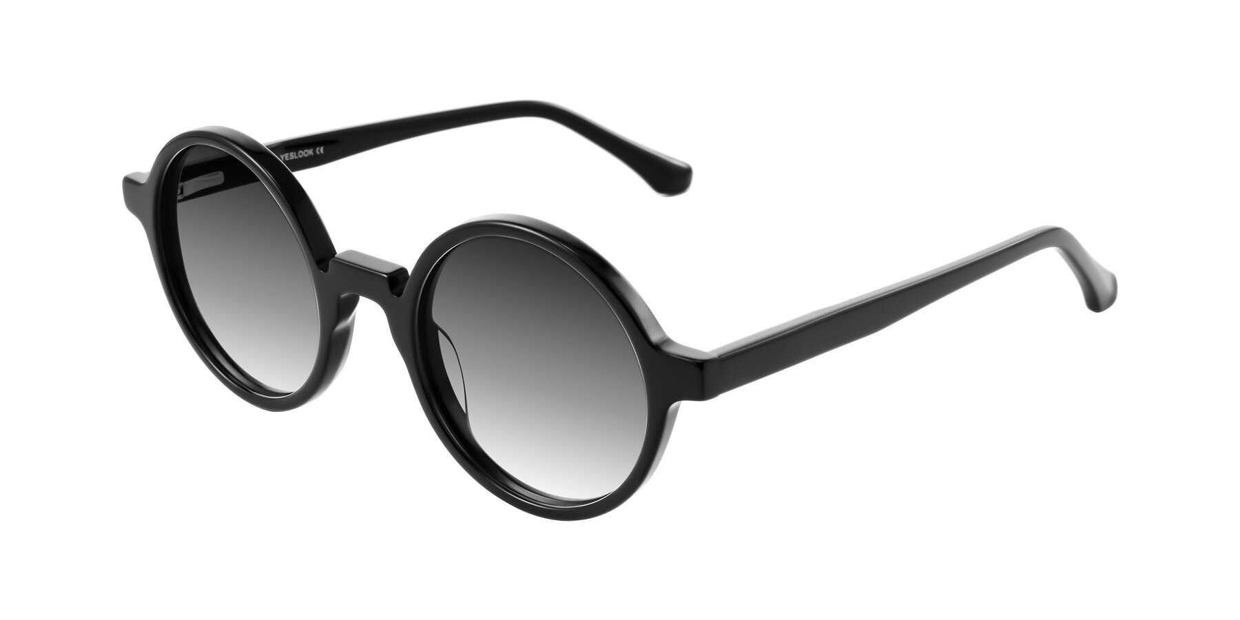 Angle of Clady in Black with Gray Gradient Lenses