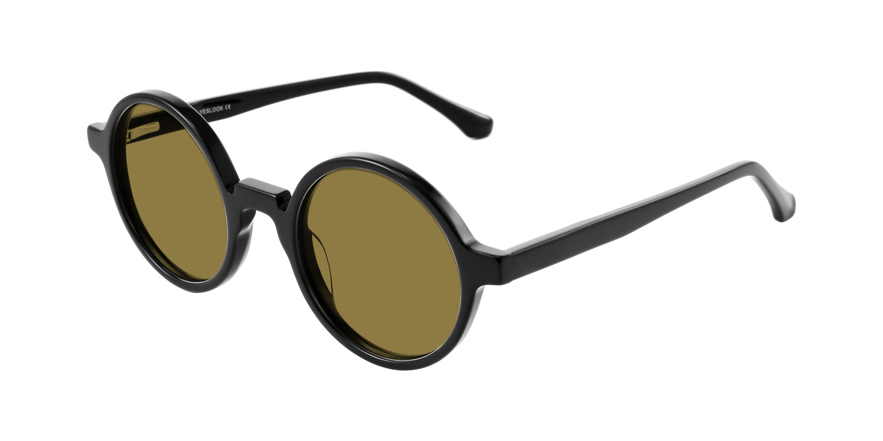 Angle of Clady in Black with Brown Polarized Lenses