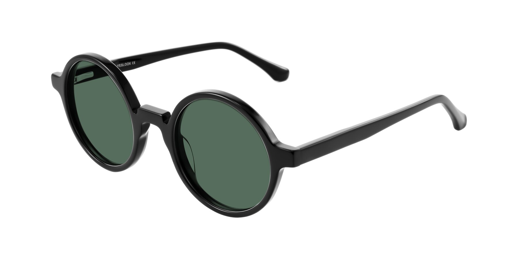 Angle of Clady in Black with Green Polarized Lenses